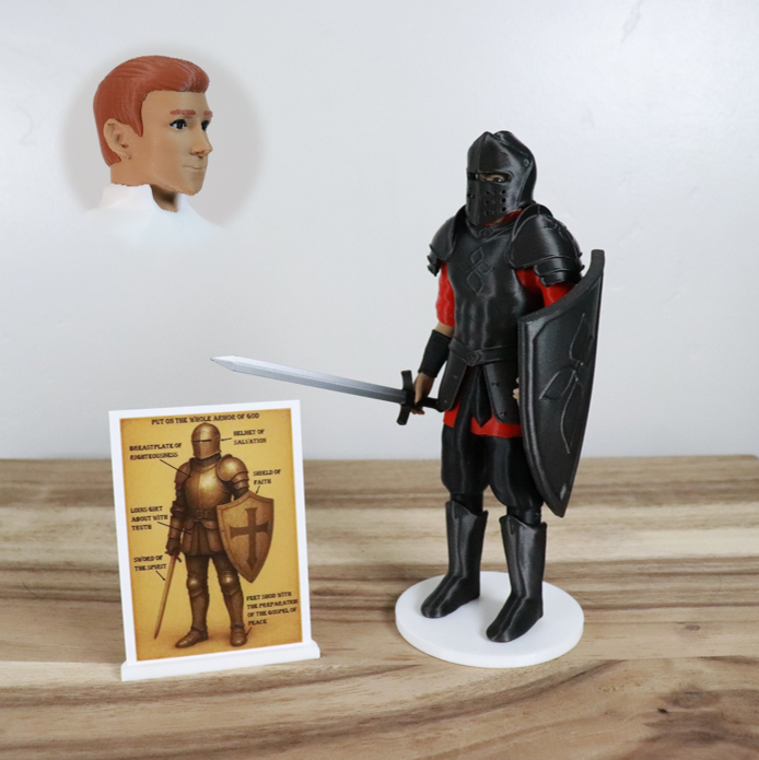 Armor of God Warrior - MAN (Red Tunic)