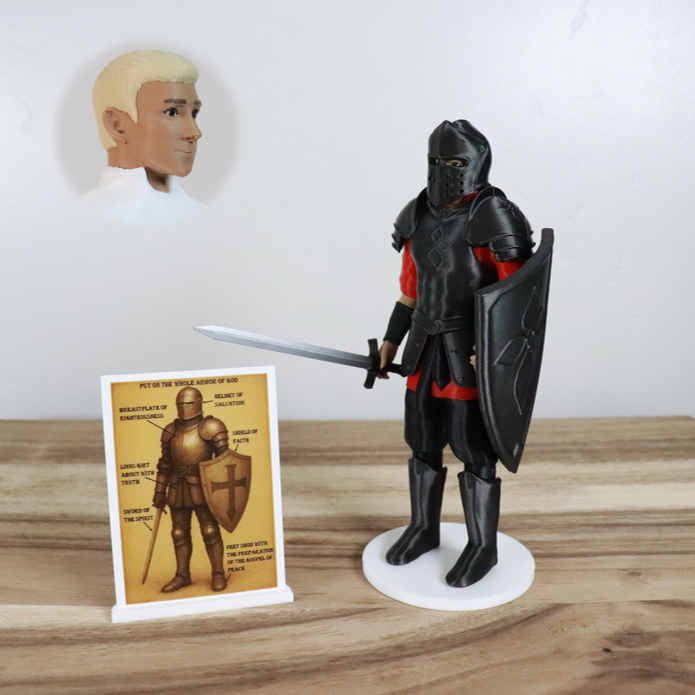 Armor of God Warrior - MAN (Red Tunic)