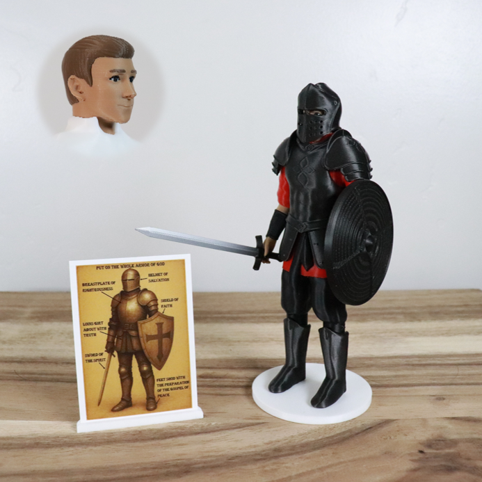 Armor of God Warrior - MAN (Red Tunic)