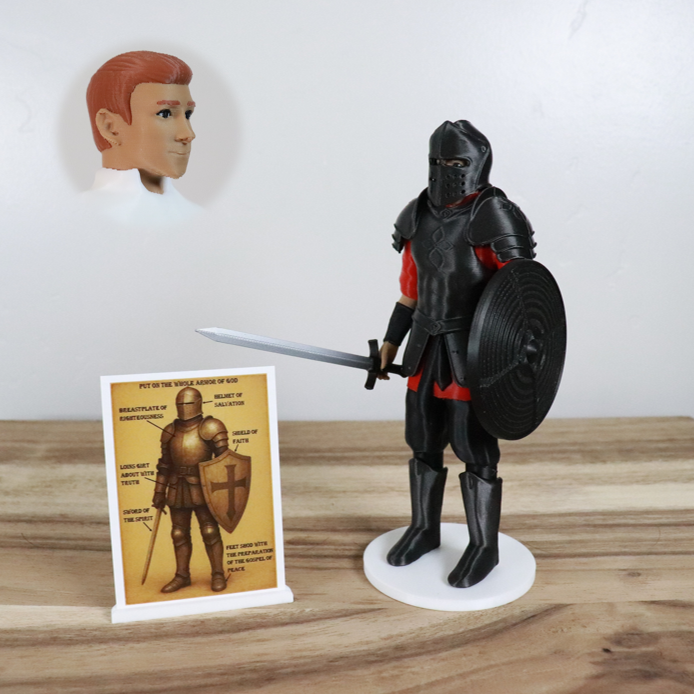 Armor of God Warrior - MAN (Red Tunic)