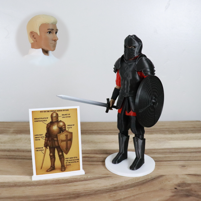 Armor of God Warrior - MAN (Red Tunic)