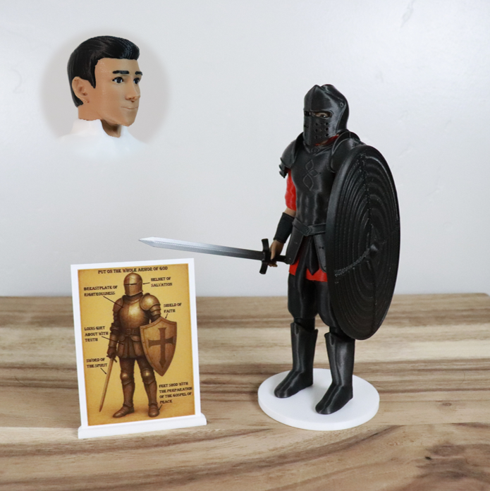 Armor of God Warrior - MAN (Red Tunic)