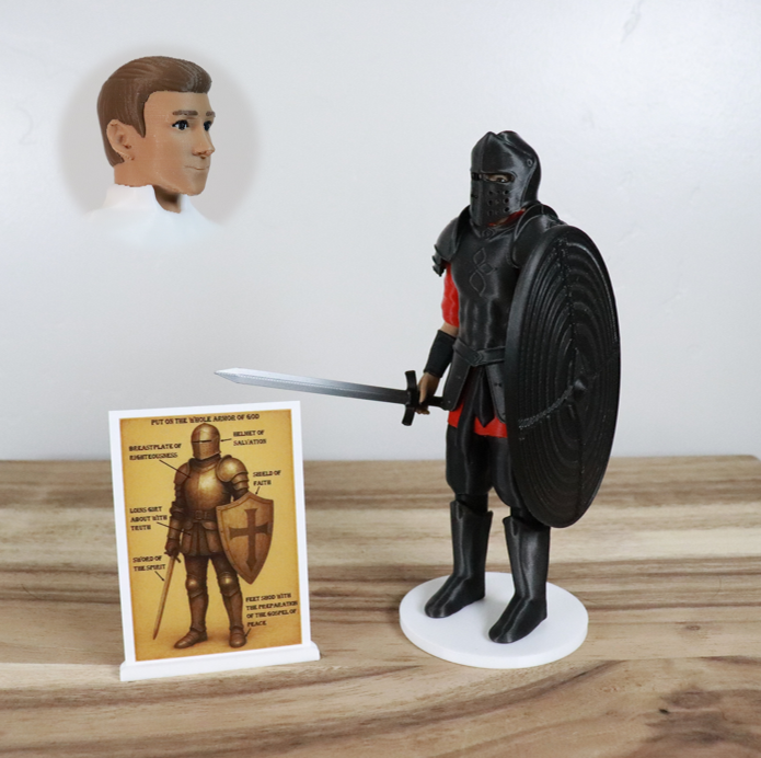 Armor of God Warrior - MAN (Red Tunic)