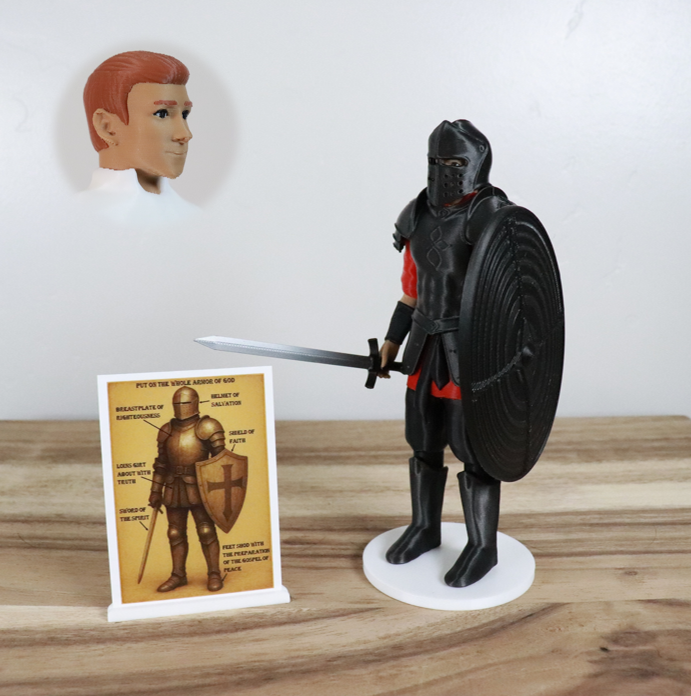 Armor of God Warrior - MAN (Red Tunic)