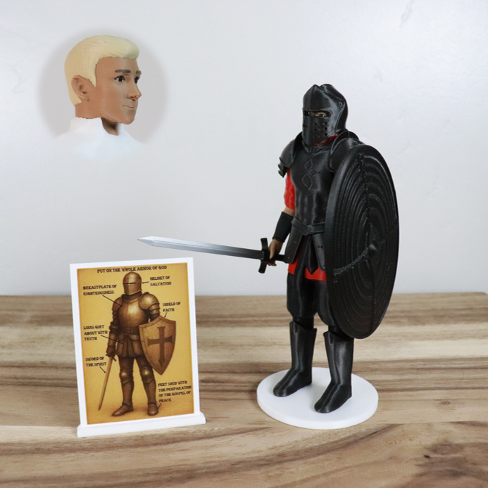 Armor of God Warrior - MAN (Red Tunic)