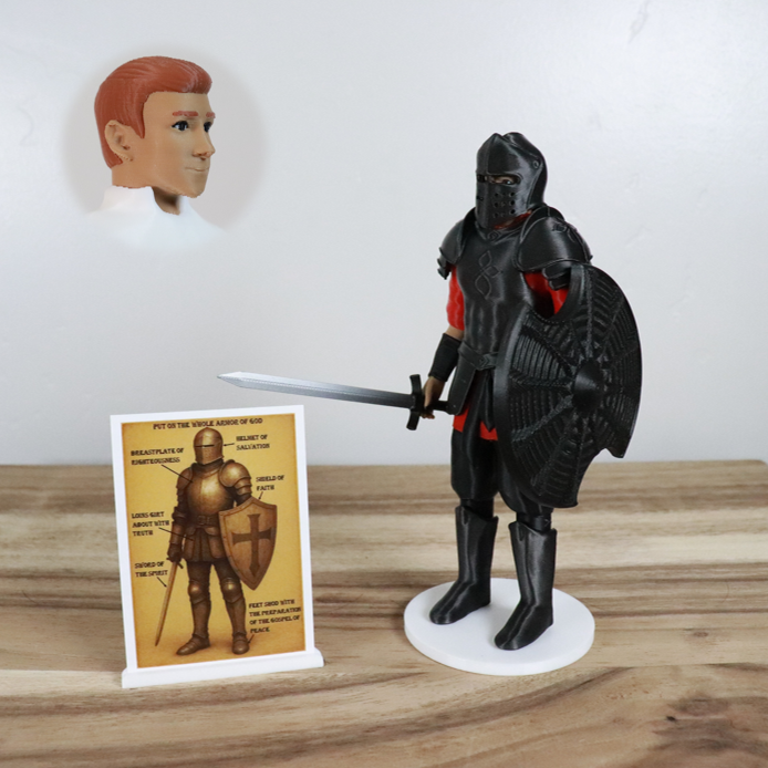 Armor of God Warrior - MAN (Red Tunic)