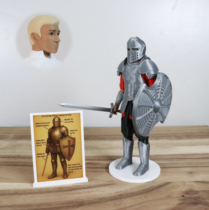 Armor of God Warrior - MAN (Red Tunic)