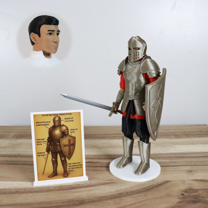 Armor of God Warrior - MAN (Red Tunic)