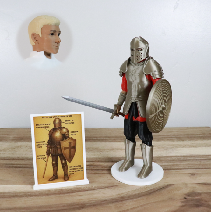 Armor of God Warrior - MAN (Red Tunic)