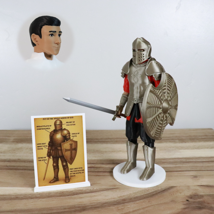 Armor of God Warrior - MAN (Red Tunic)