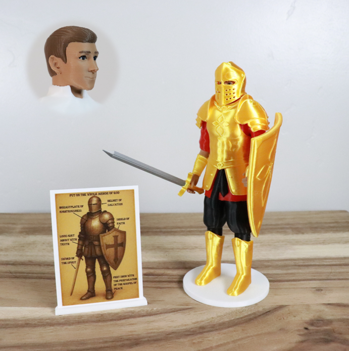 Armor of God Warrior - MAN (Red Tunic)