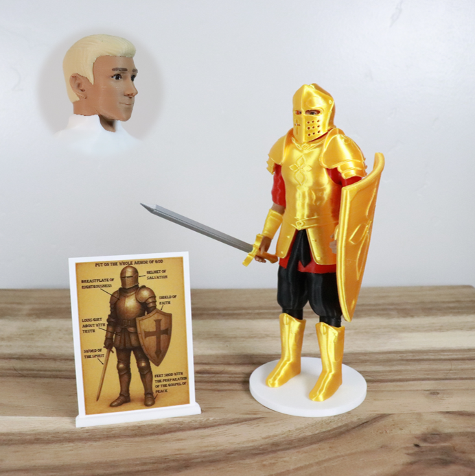 Armor of God Warrior - MAN (Red Tunic)