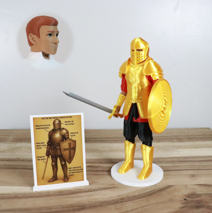 Armor of God Warrior - MAN (Red Tunic)