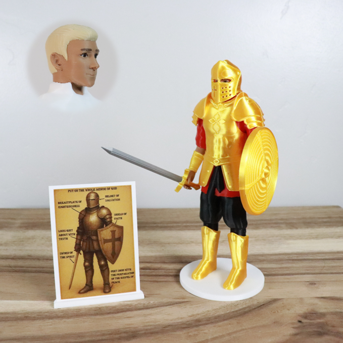 Armor of God Warrior - MAN (Red Tunic)