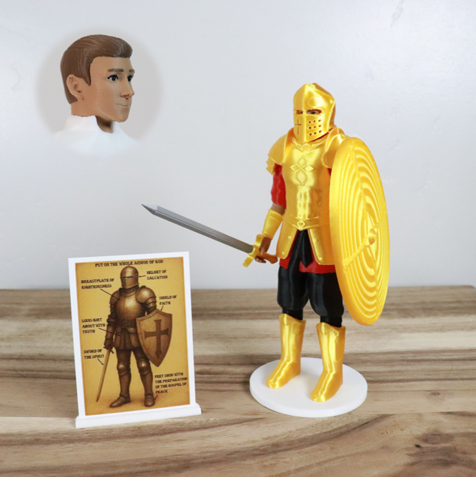 Armor of God Warrior - MAN (Red Tunic)