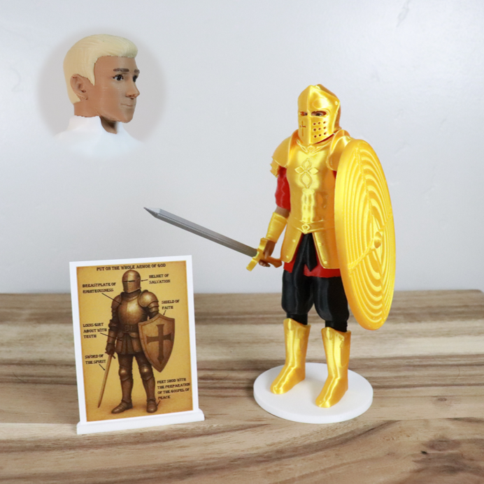 Armor of God Warrior - MAN (Red Tunic)