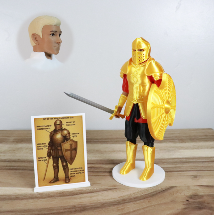 Armor of God Warrior - MAN (Red Tunic)